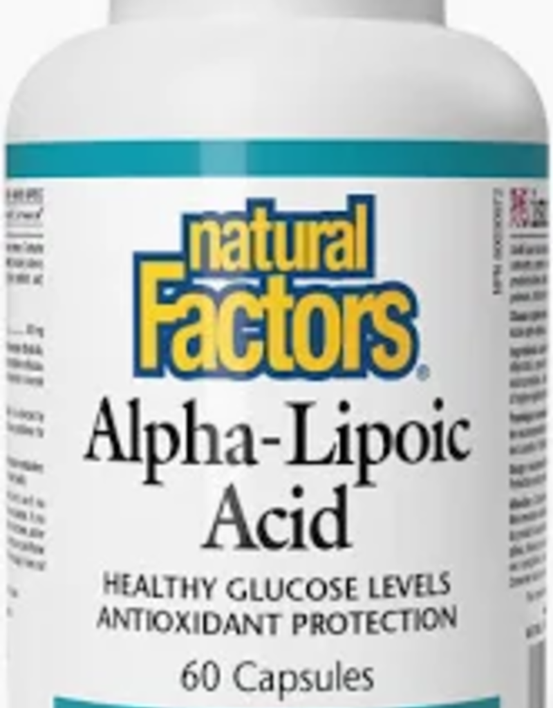 Natural Factors CANADIAN - 400mg - Alpha-Lipoic Acid 400mg (60 caps)