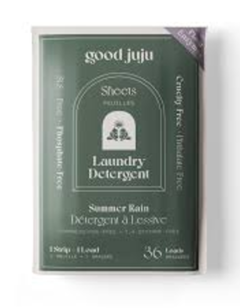 Good Juju Laundry Detergent Eco Strips - SUMMER RAIN - Good Juju  (36ct)
