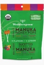 Lolli Pops- Organic Manuka Honey - Orange, Grape, Raspberry (120g)
