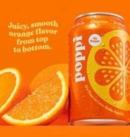 Poppi Orange Soda - Low Sugar Prebiotic - Poppi  (355ml)