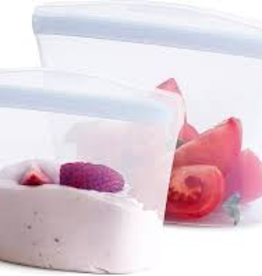 stasher Reuseable Food Storage Bag Clear - Plastic Free - Stasher (28oz)