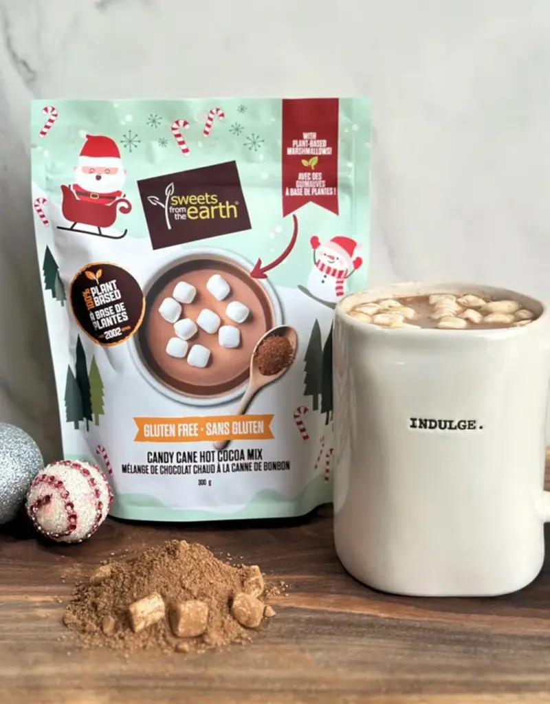 Hot Cocoa Mix - Candy Cane w Marshmallows - Vegan & GF (300g)