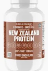 Whey Protein - Grass Fed w Probiotic Swiss Chocolate (910g)