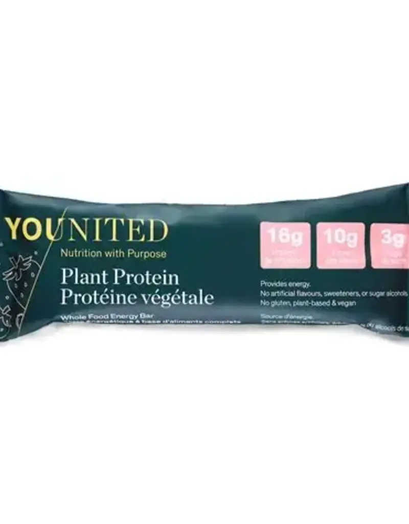 Younited CANADIAN - Plant Protein - Energy Bar - 16g protein - Summer Berries
