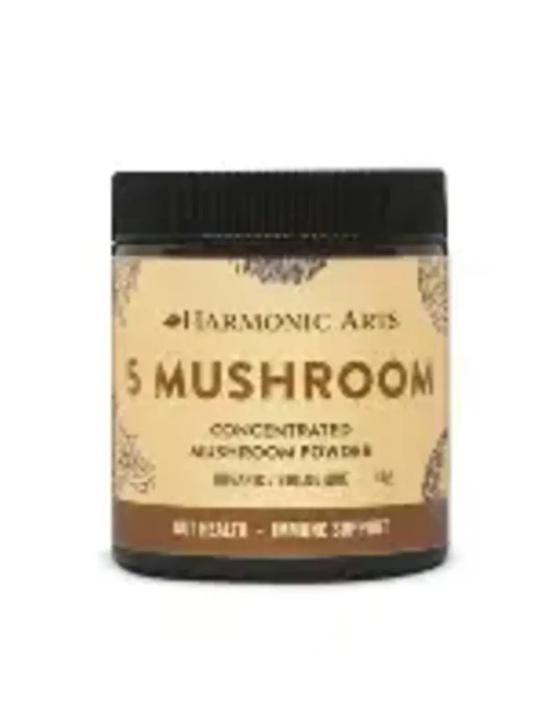 Harmonic Arts 5 Mushroom Powder - Harmonic Arts (45g)