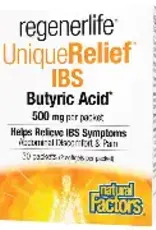 Natural Factors Butyric Acid - UniqueRelieft 500mg (30pk)