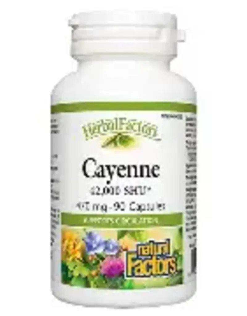 Natural Factors CANADIAN  - Cayenne 470mg (90 caps)
