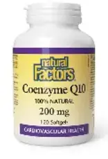Natural Factors CANADIAN  - Co-Enzyme Q10 200mg (120cp)
