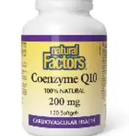 Natural Factors CANADIAN  - Co-Enzyme Q10 200mg (120cp)