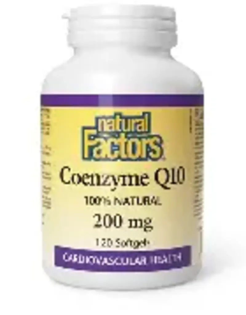 Natural Factors CANADIAN  - Co-Enzyme Q10 200mg (120cp)