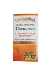 Natural Factors CANADIAN  - Curcumin - Double Strength Theracurmin (120caps)