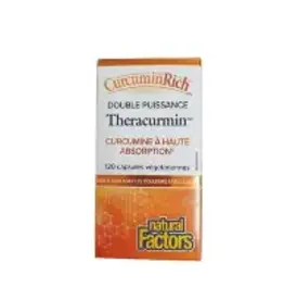 Natural Factors CANADIAN  - Curcumin - Double Strength Theracurmin (120caps)