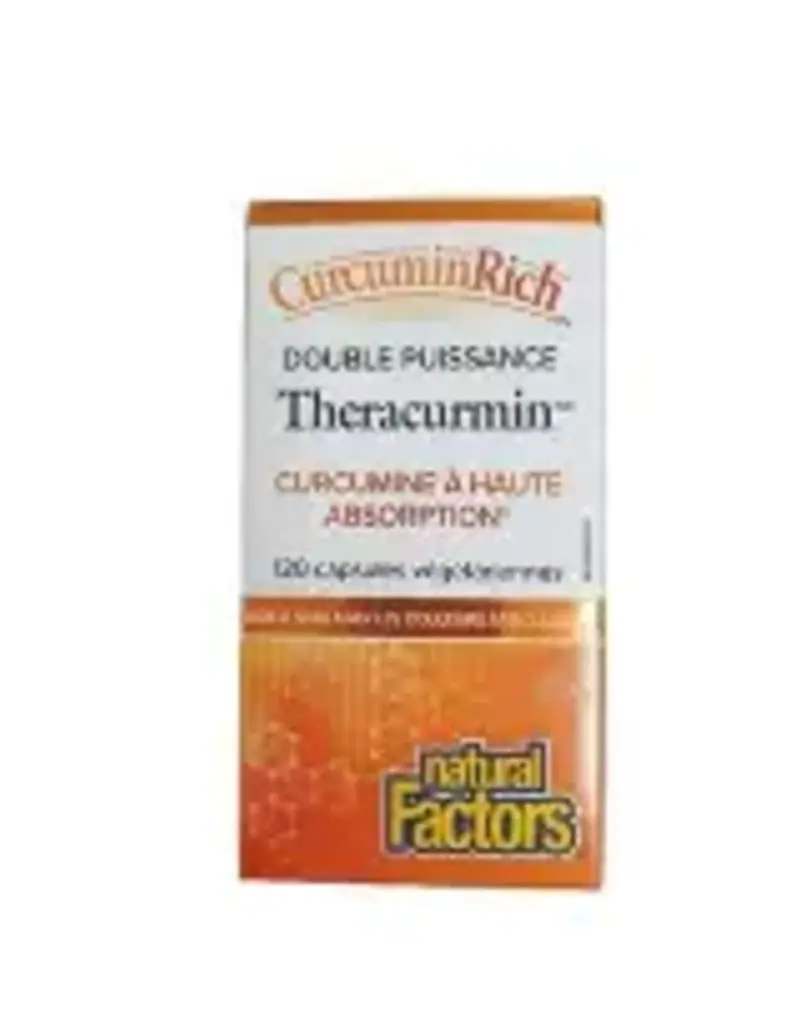Natural Factors CANADIAN  - Curcumin - Double Strength Theracurmin (120caps)