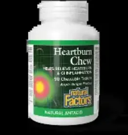 Natural Factors CANADIAN - Antacid Heartburn Chew - Natural Factors (60Chew)