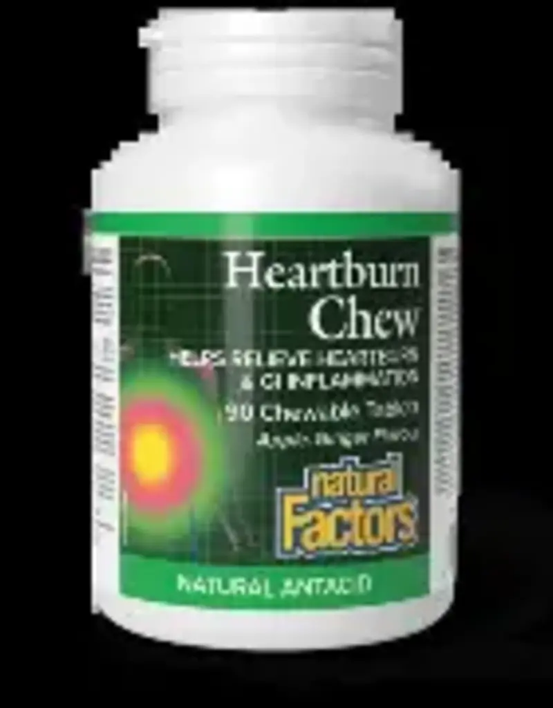 Natural Factors CANADIAN - Antacid Heartburn Chew - Natural Factors (60Chew)
