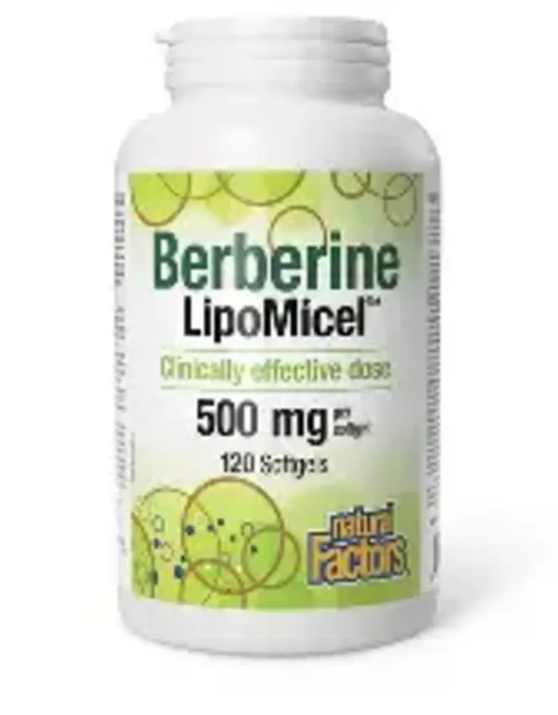 Natural Factors CANADIAN - Berberine LipoMicel 500mg (60sg)
