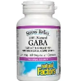 Natural Factors CANADIAN - GABA - 250mg Natural Factors (60cp)