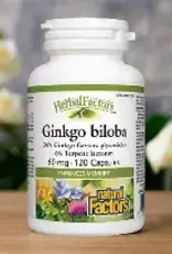 Natural Factors CANADIAN - Ginkgo Biloba  Natural Factors -60mg (120cp)