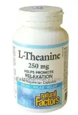 Natural Factors CANADIAN - L-Theanine 250mg N.F. (90cp)