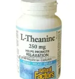 Natural Factors CANADIAN - L-Theanine 250mg N.F. (90cp)