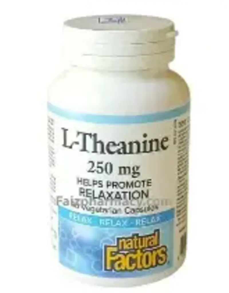 Natural Factors CANADIAN - L-Theanine 250mg N.F. (90cp)
