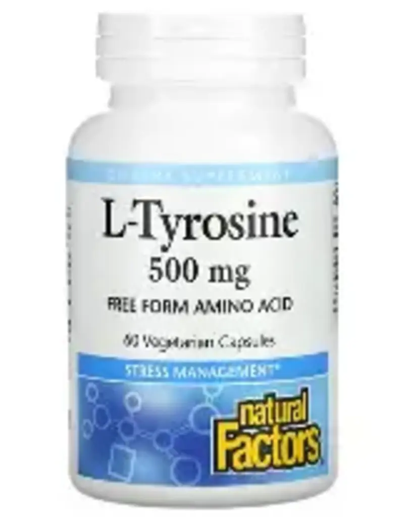 Natural Factors CANADIAN - L-Tyrosine 500mg N.F.  (60caps)