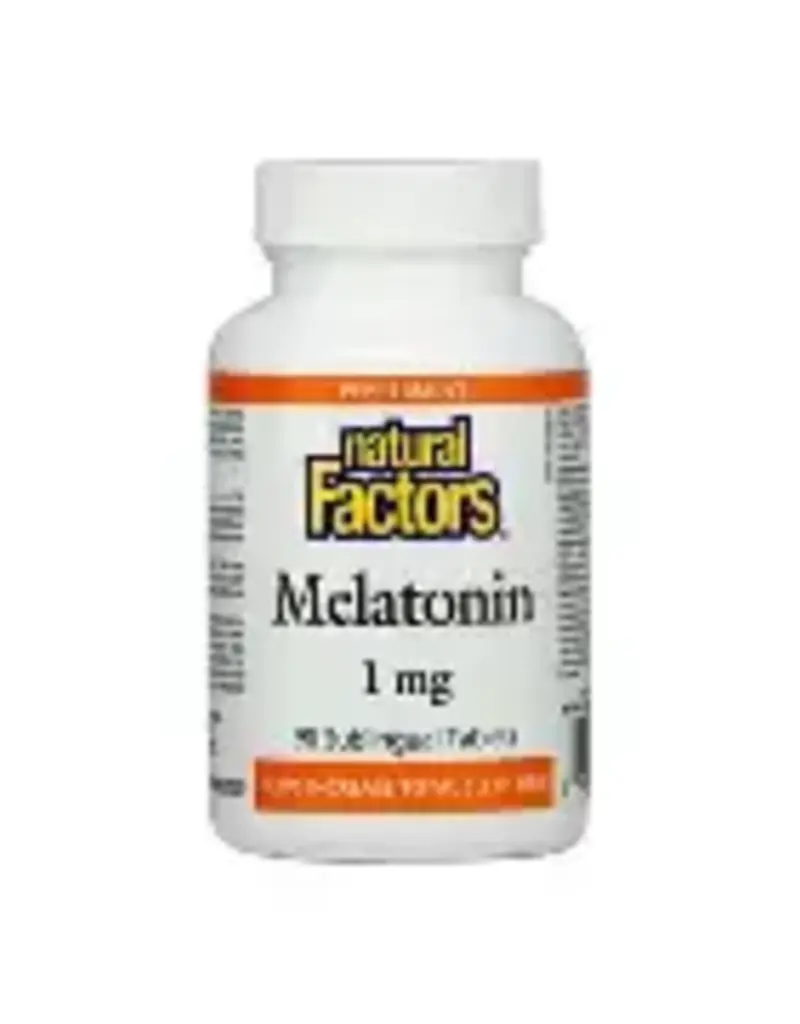 Natural Factors CANADIAN - Melatonin 1mg  Sublingual (90tabs)