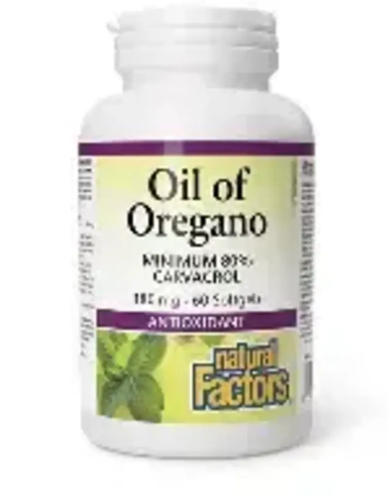 Natural Factors CANADIAN - Oil of Oregano (60sg)