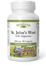 Natural Factors CANADIAN - St. John's Wort 300mg (90 caps)