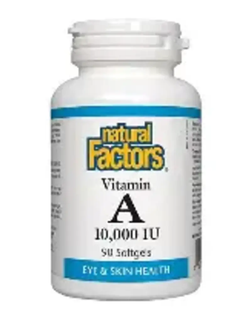 Natural Factors CANADIAN - Vitamin A 10,000 IU (90caps)