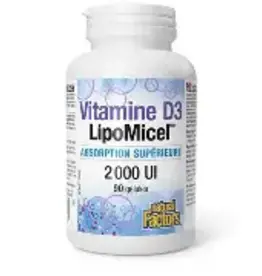Natural Factors CANADIAN - Vitamin D LipoMicel 2000 IU (90sg)