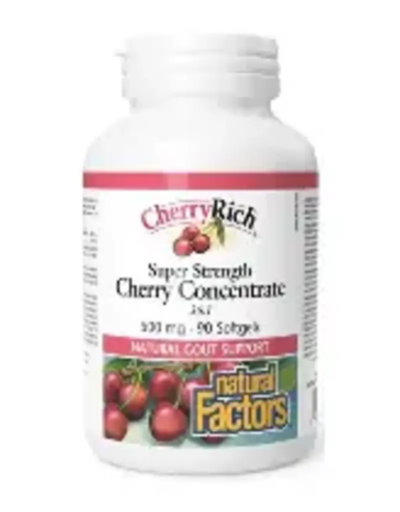 Natural Factors Cherry Concentrate - Super Strength 500mg (90 caps)