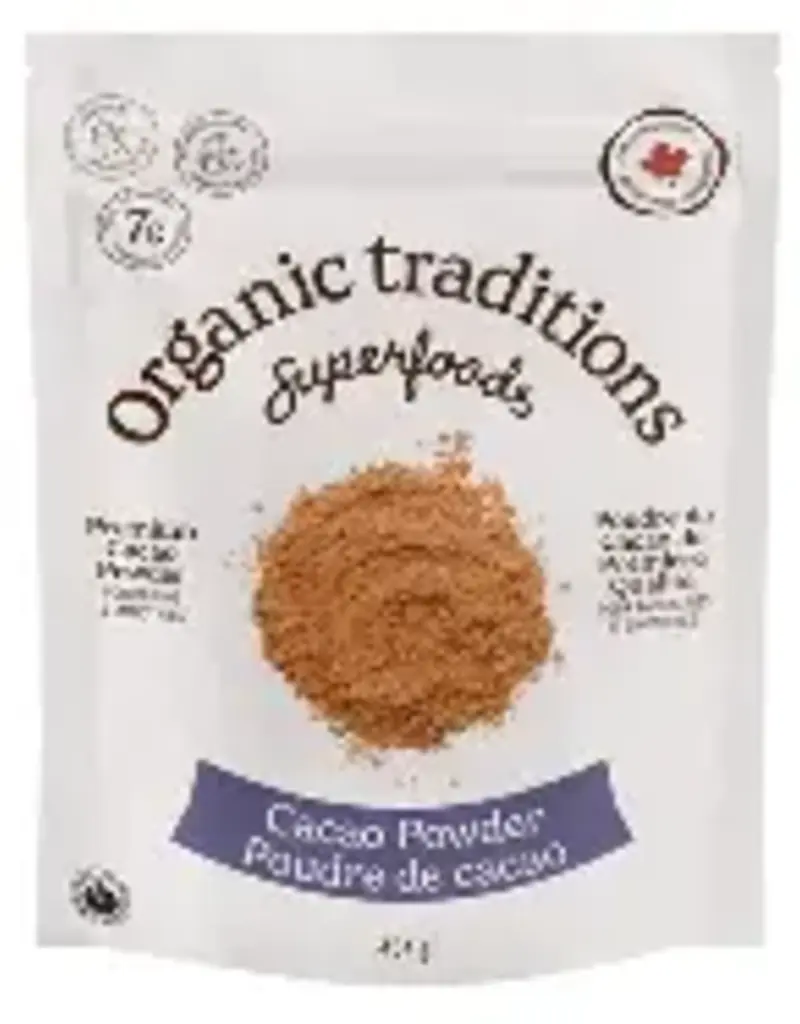 Organic  Traditions Cacao Powder  - Organic - Organic Traditions (454g)