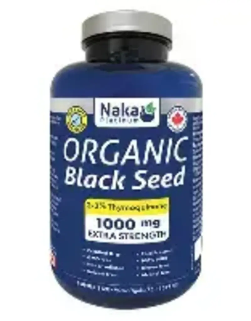 Naka CANADIAN - Black  Cumin Seed - Organic 1000mg (90sg)