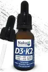 Naka CANADIAN - D3 & K2 Drops - Unflavoured NAKA (30ml)