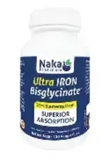 Naka CANADIAN - Iron Bisglycinate 25mg - NAKA (120mg)