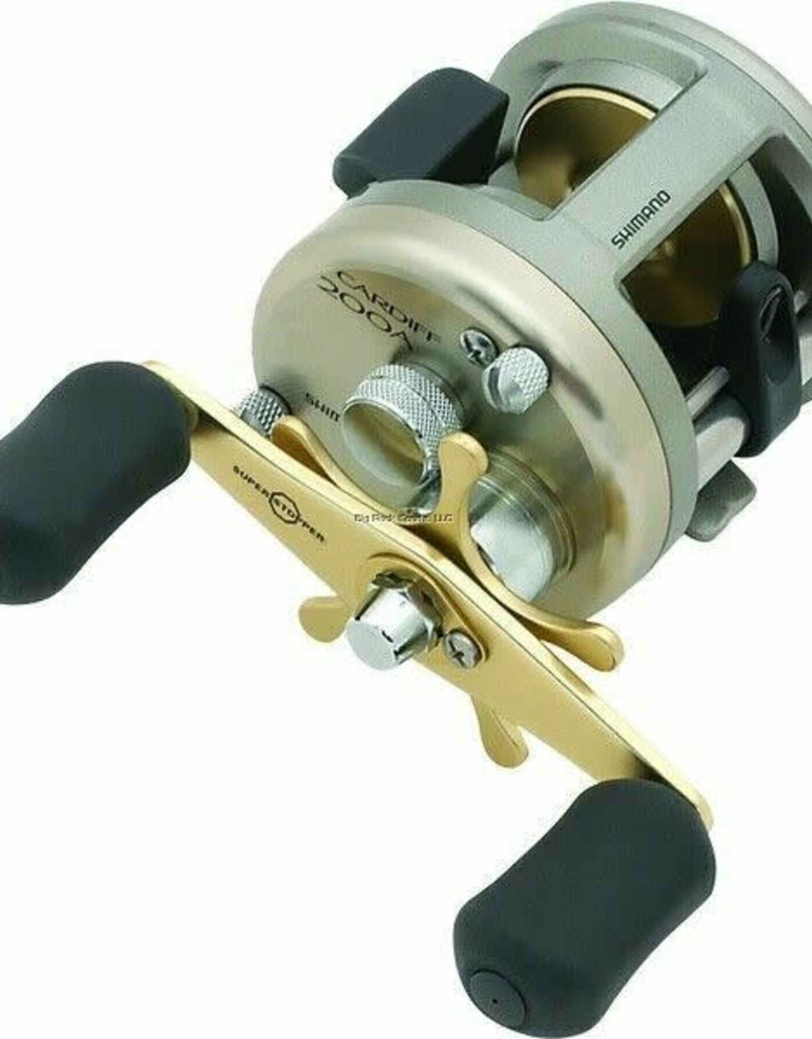 Shimano Shimano CDF200A Cardiff 200 Round Baitcast Reel, RH, 4BB + 1RB, 5.8:1