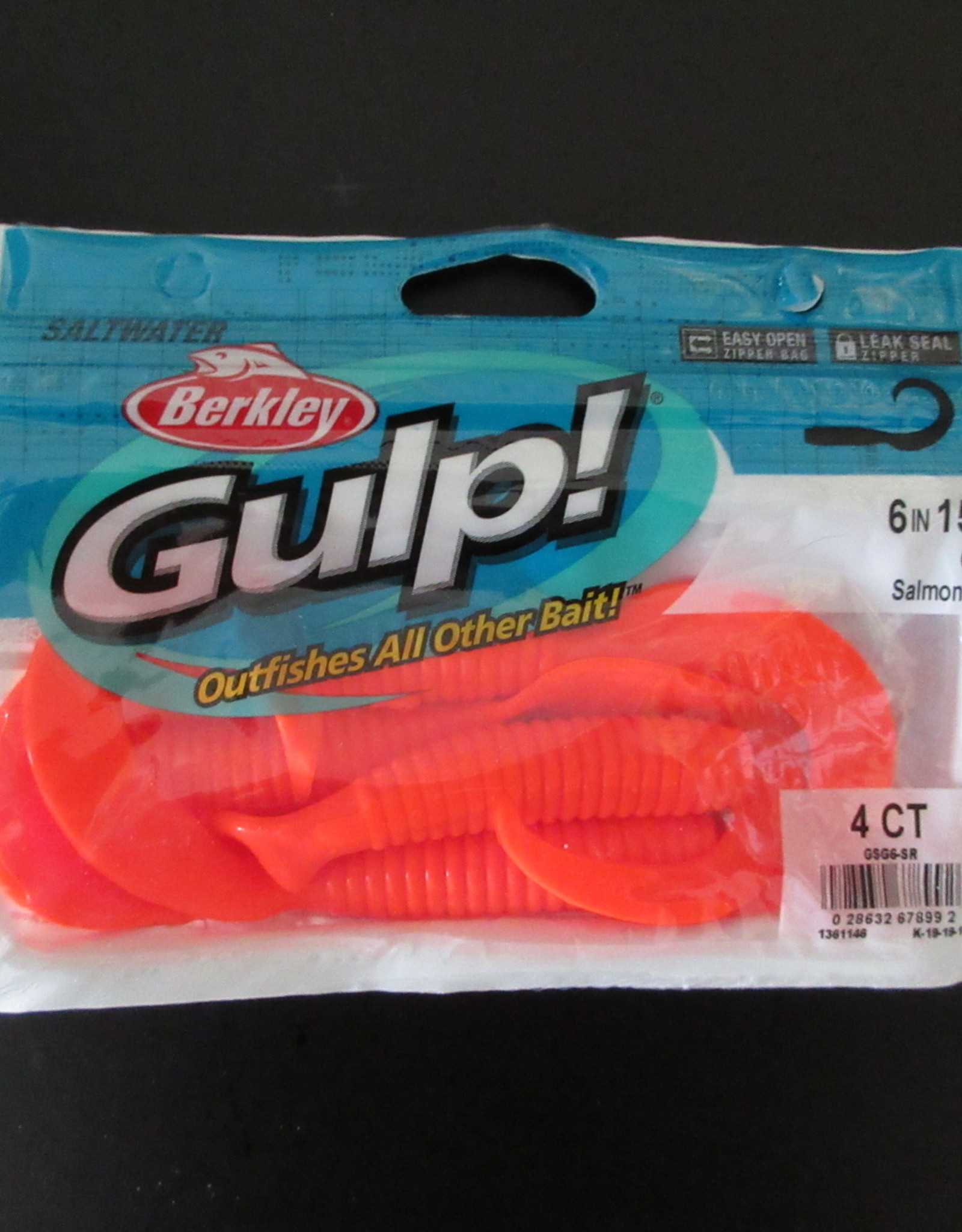 Berkley Gulp Grub Bait, 6-Inch