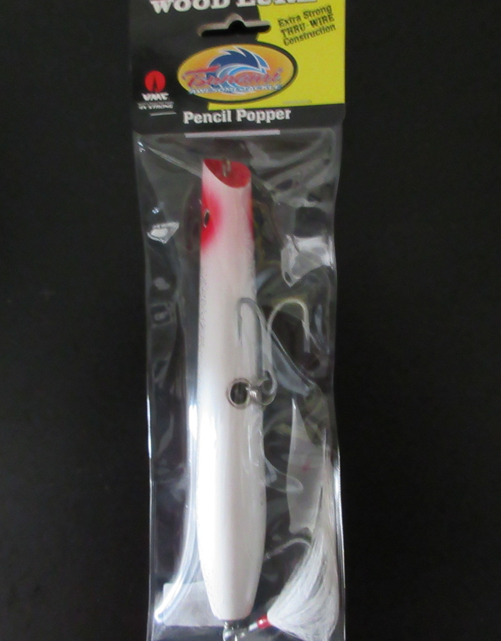  Timber Lure Tsunami 4 1/2 Pencil Popper Wood Lure #112 :  Sports & Outdoors