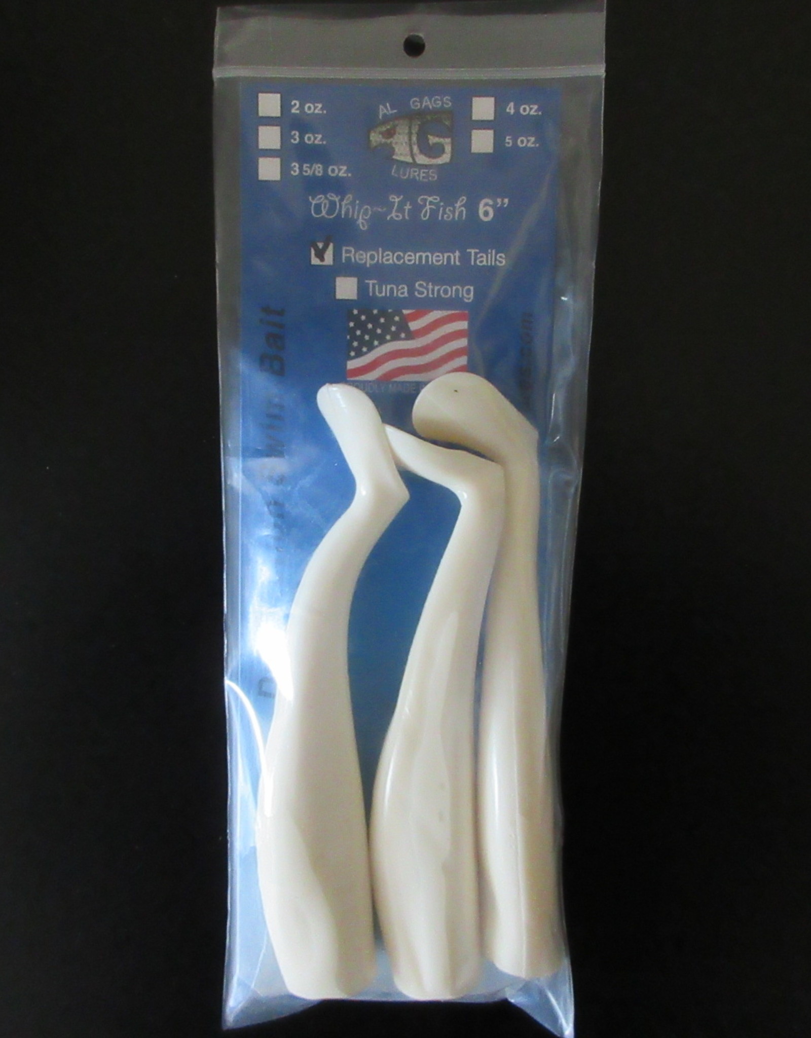 Al Gags Lures Al Gags Whip it Fish Replacement Tail