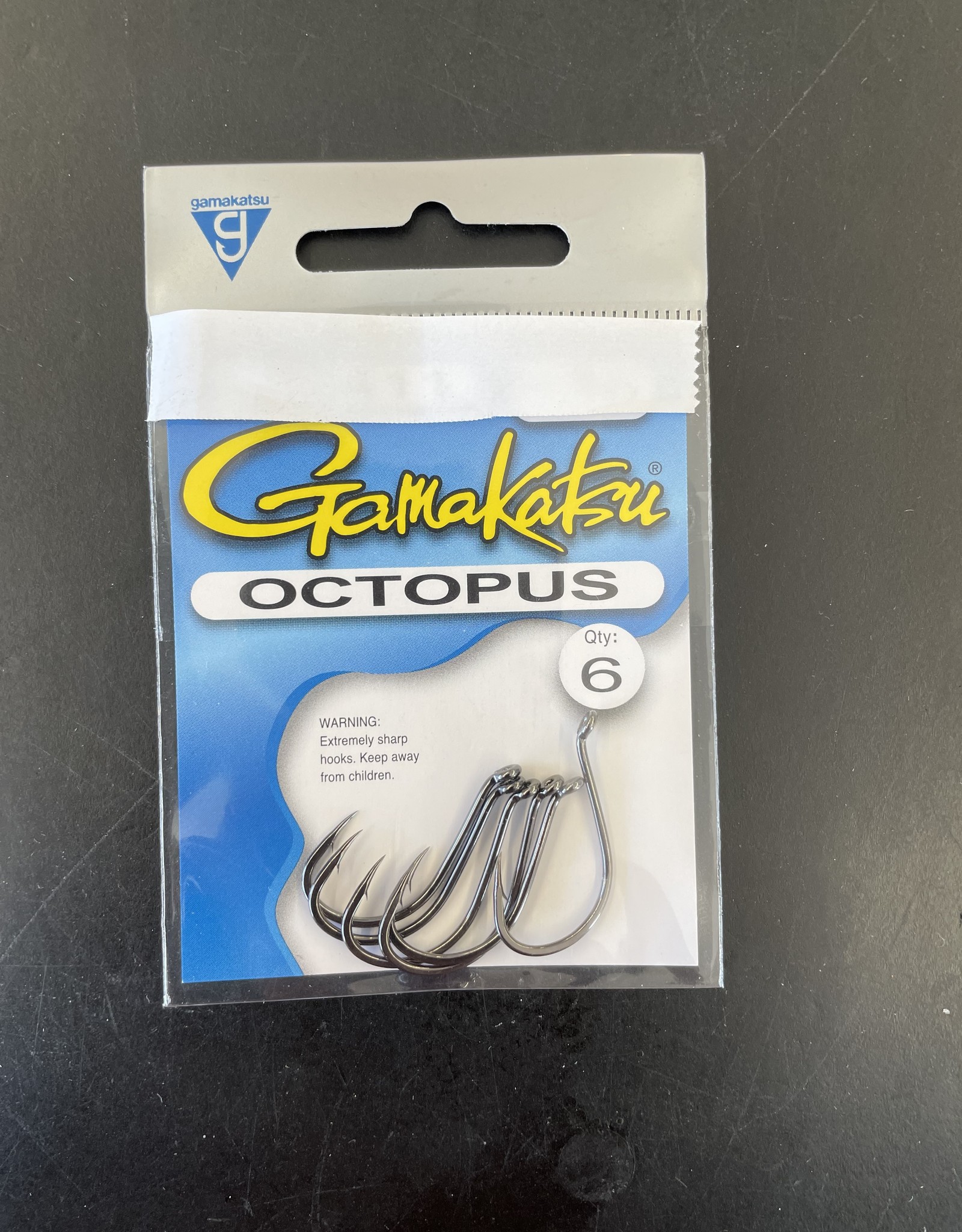  Gamakatsu 02416 Octopus Hook, Size 6/0 : Fishing