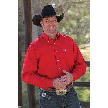 Cinch Mens Red Shirt
