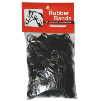 Rubber Mane Bands Available in 3 Colors