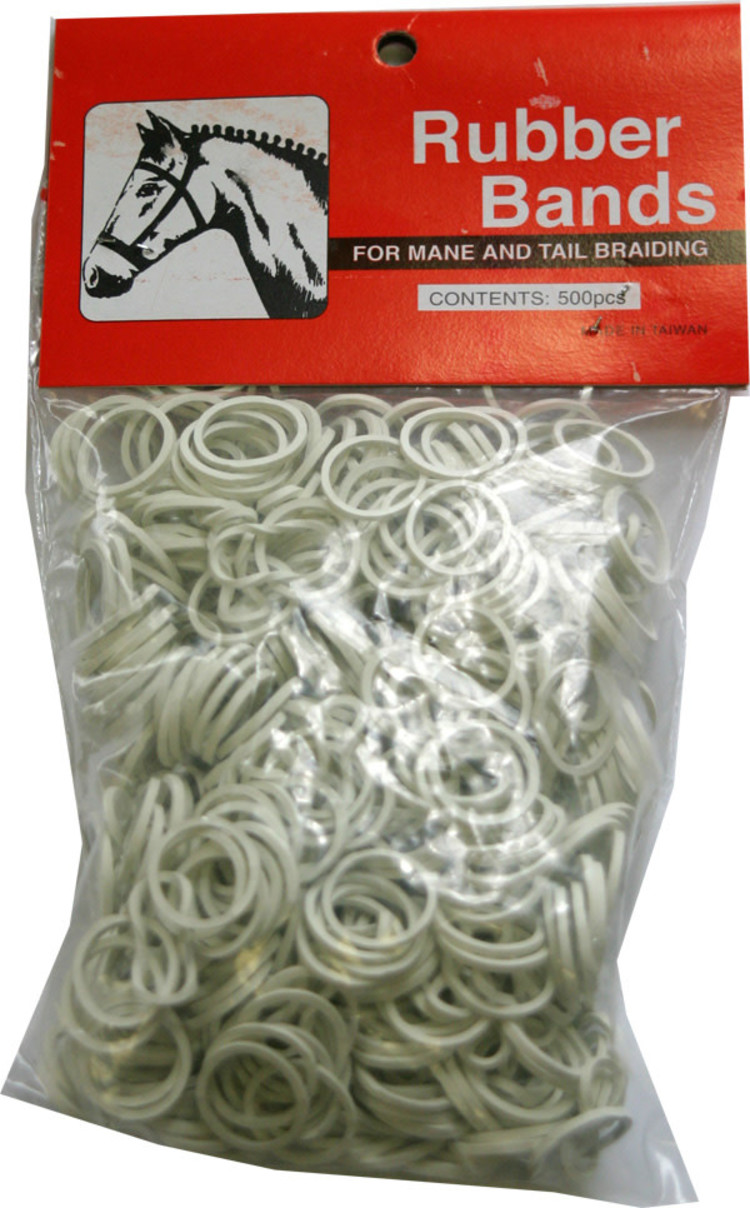 Rubber Mane Bands Available in 3 Colors