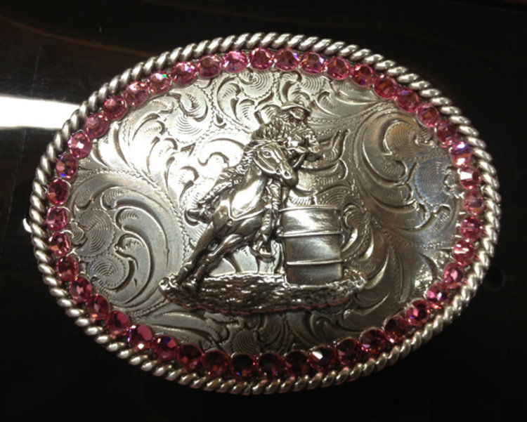 Blazin Roxx Girls Barrel Racing Belt Buckle