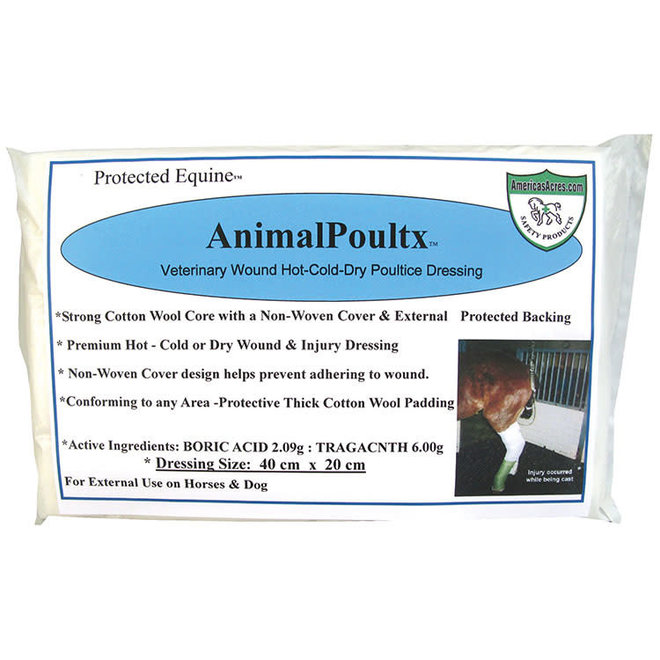 AnimalPoultx Antiseptic Poultice Dressing - HoofPad  - 3 pk