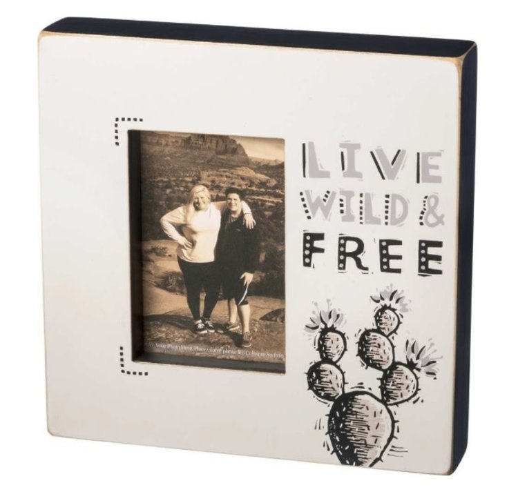 Live Wild & Free Box Frame