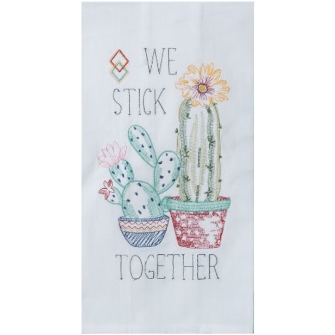 Cactus Garden Flour Sack Towel