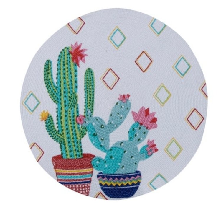 Kay Dee Designs Cactus Garden Braided Placemat