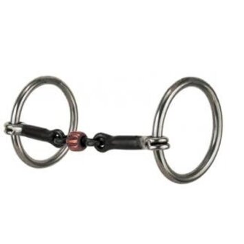 Reinsman Three Piece 7/16" Copper Roller Snaffle